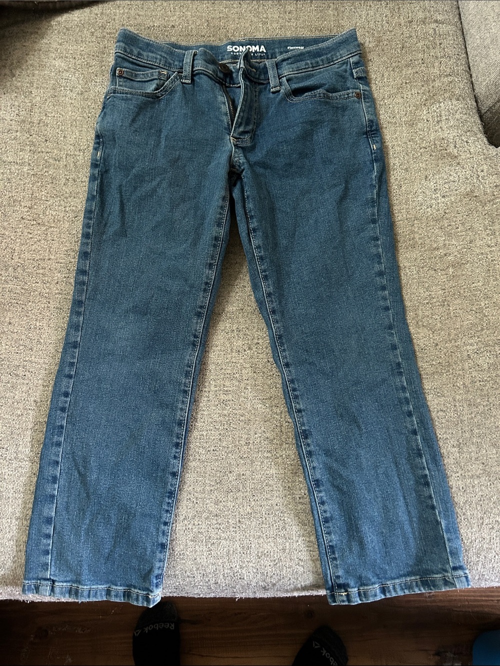SonomaStraight Jeans in Mid Blue Denim
